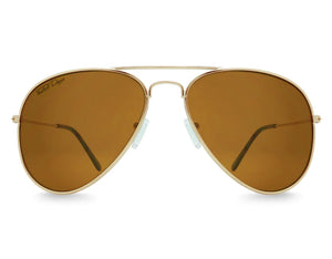 Brown Aviator Sunglasses - Faded Days