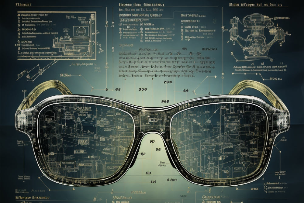 Non polarized sunglasses blueprint