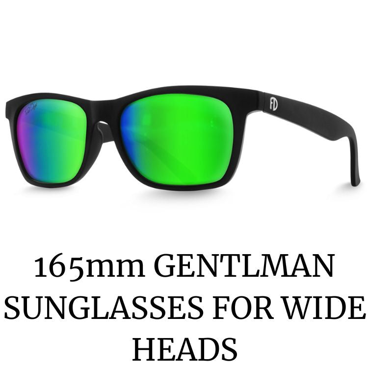 Paunch Polarized Sunglasses in Green Mirror