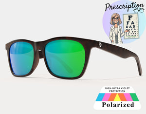 Polarized XXL Mirrored Prescription Sunglasses for Big Heads, 165mm wide