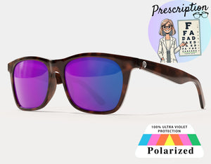 Polarized XXL Mirrored Prescription Sunglasses for Big Heads, 165mm wide