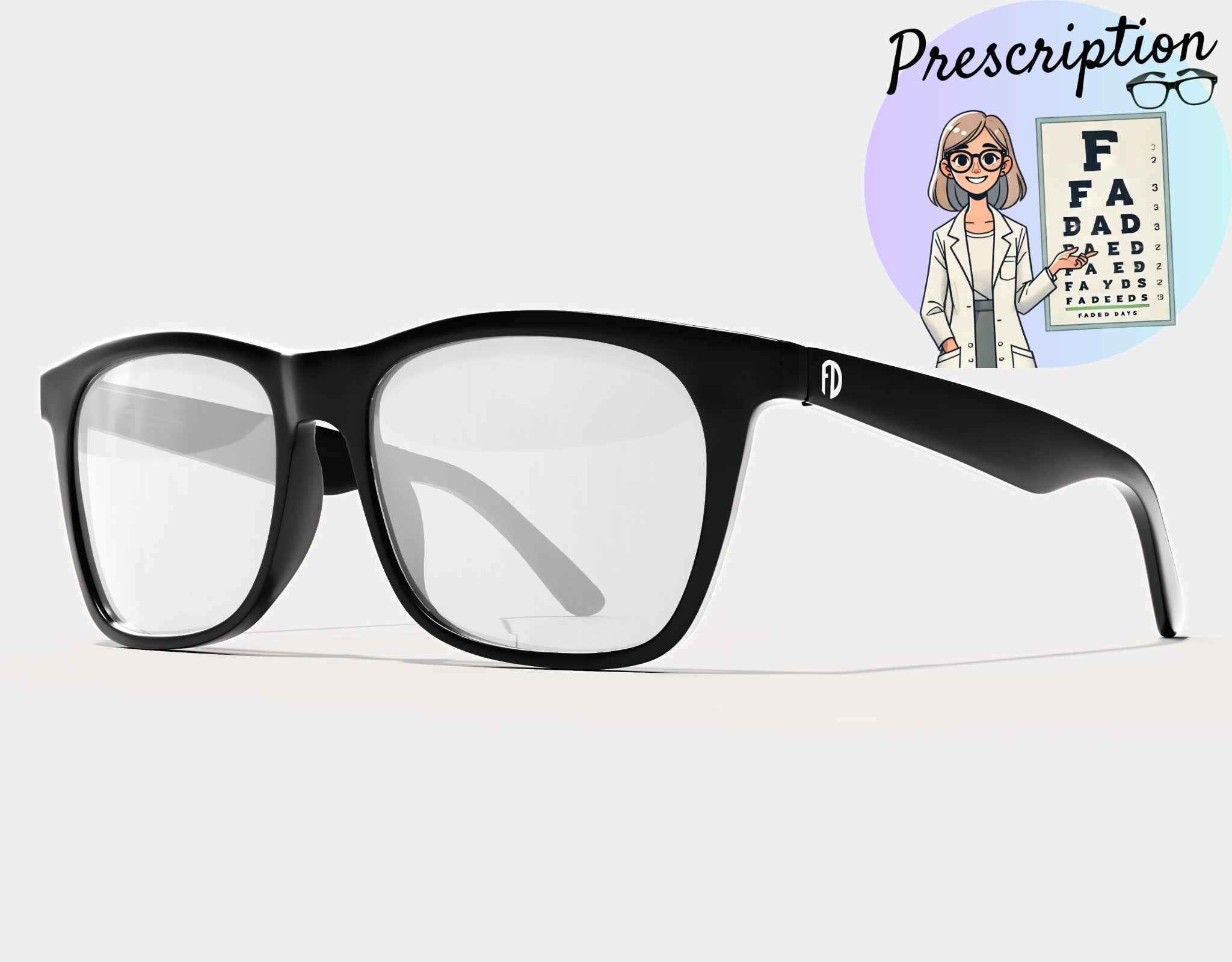 XXL Prescription Glasses For Big Heads 165mm Wide