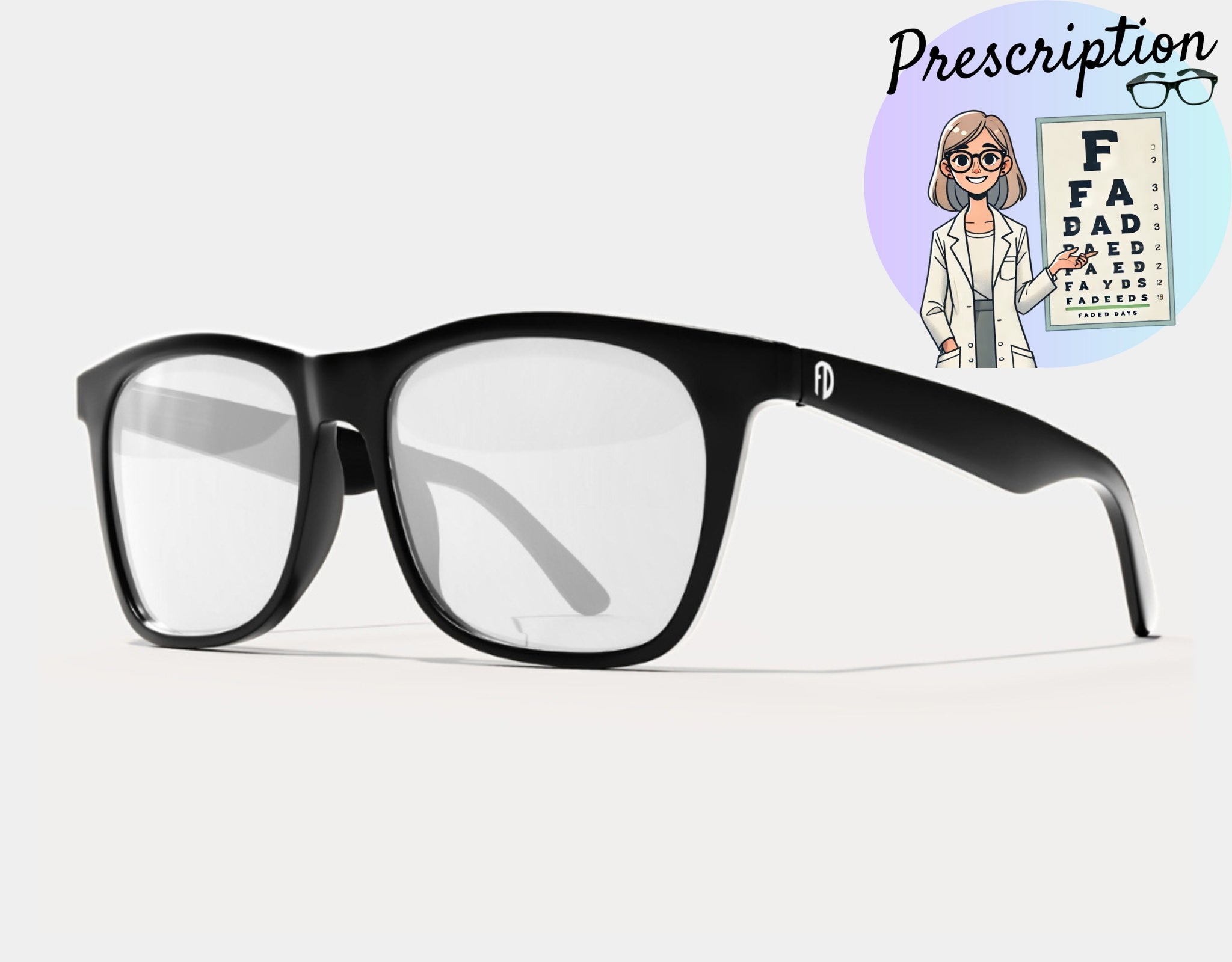 XL Prescription Glasses for Big Heads 155mm