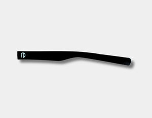 Left-side sport sunglasses arm replacement with ergonomic curve for Faded Days shades