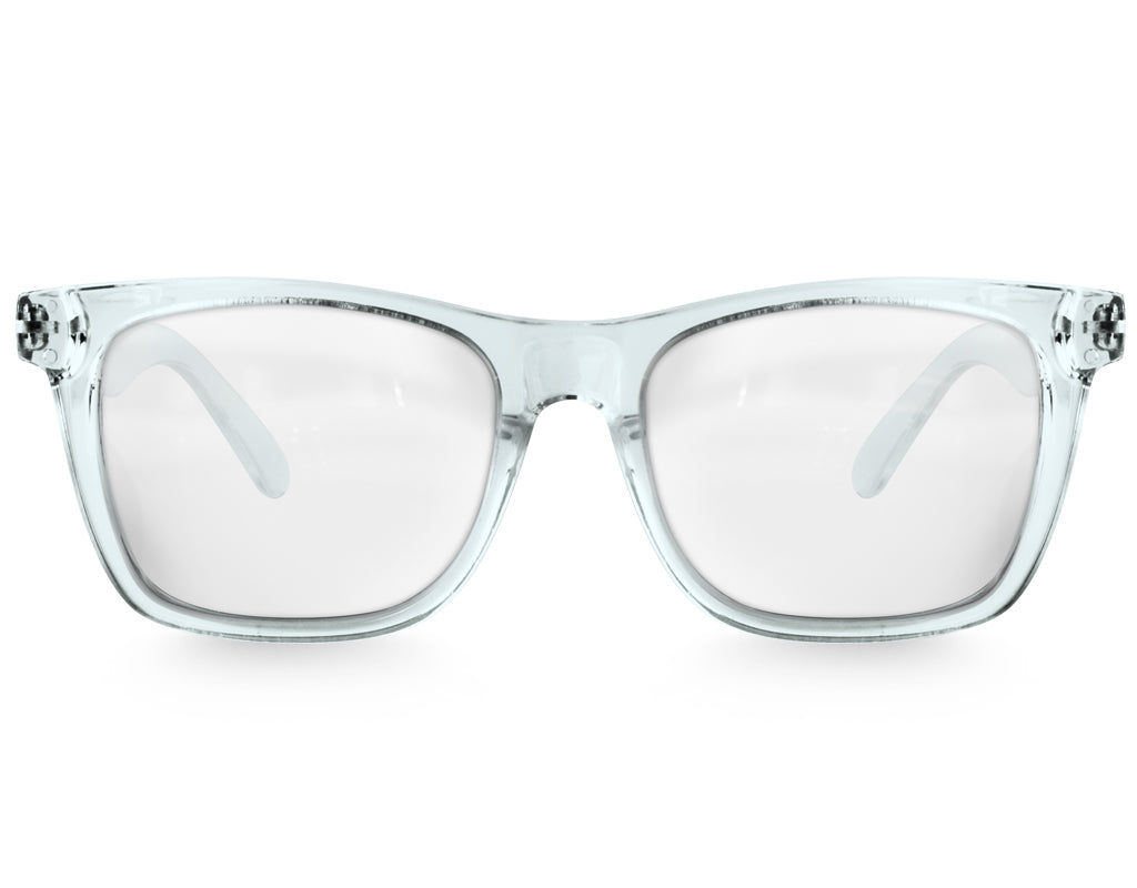 XXL Prescription Glasses/Sunglasses for Big Heads, Clear Frame 165mm