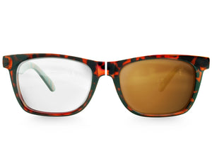 The Gent, Prescription Glasses/Sunglasses for Big Heads, Tortoise Frame 165mm