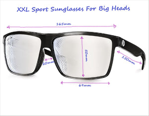 165mm SPORT SUNGLASSES FOR BIG HEADS