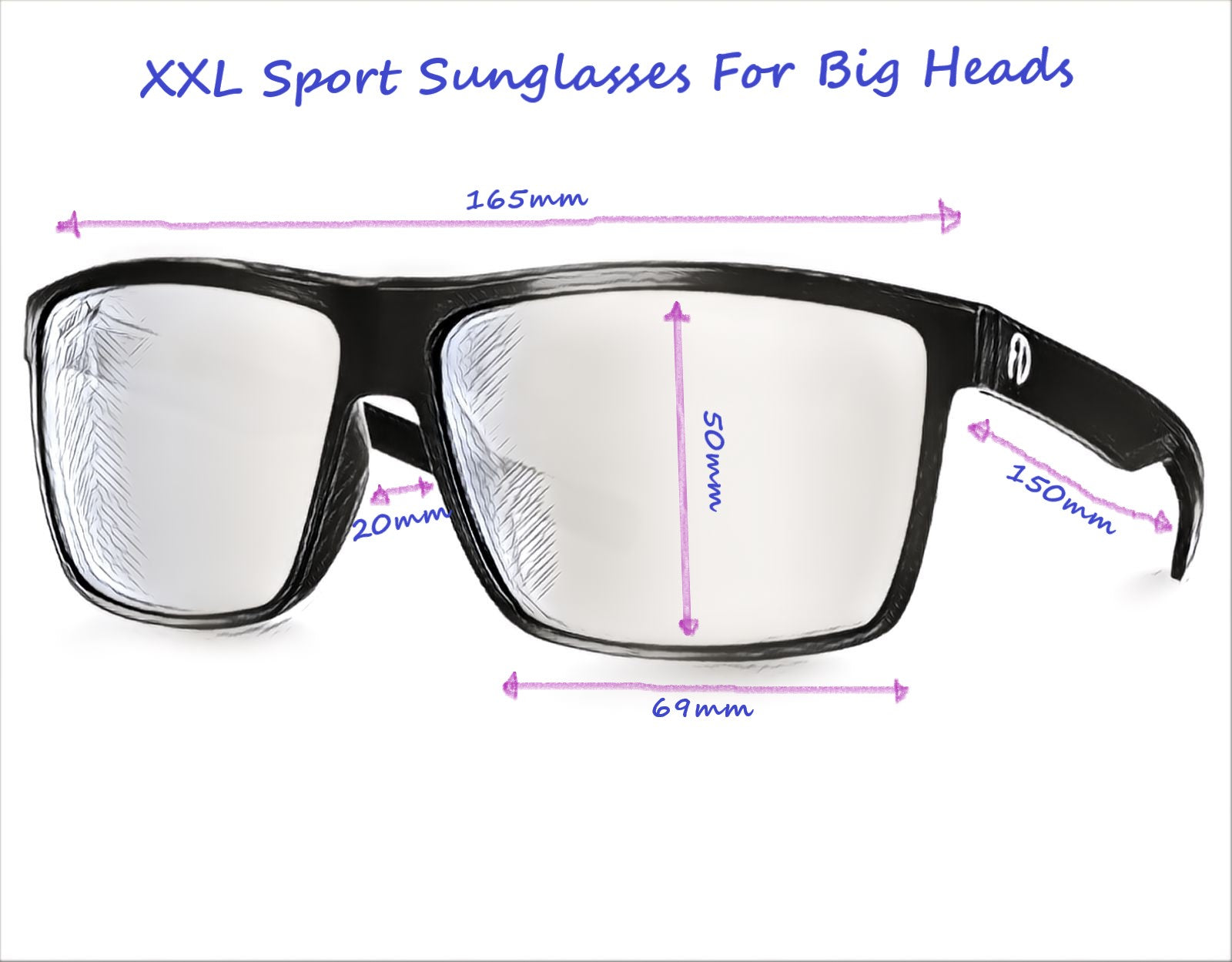 XXL Sport Matte Finish Polarized Bundle – Faded Days Sunglasses